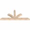 Ekena Millwork Richland Smooth Timber Gable Bracket, Douglas Fir, 60"W x 27"H x 3 1/2"D x 3 1/2"F, 11/12 Pitch GBW060X27X0404RIC00SDF - alternate 3